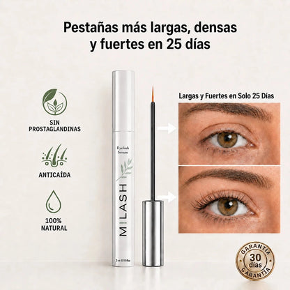 Serum Milash: Pestañas Largas, Fuertes y Densas en 25 Días
